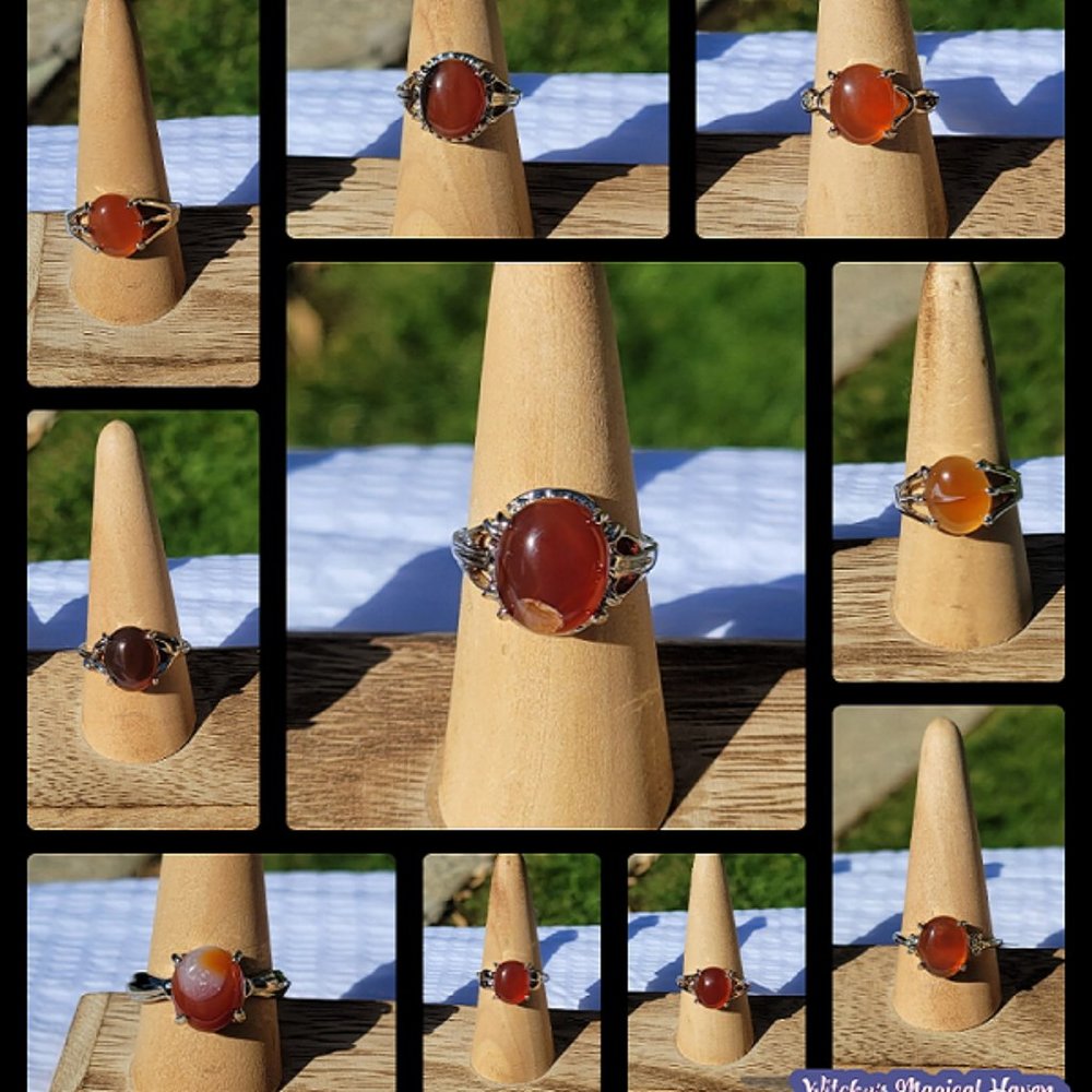 Carnelian Gemstone Rings